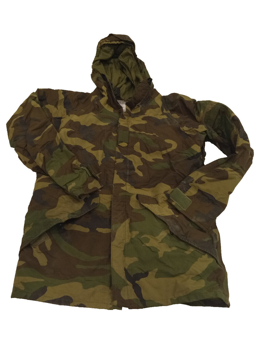 US Military ECWCS Gore-Tex Parka Small M81 Woodland Camo Cold Weather Jacket S